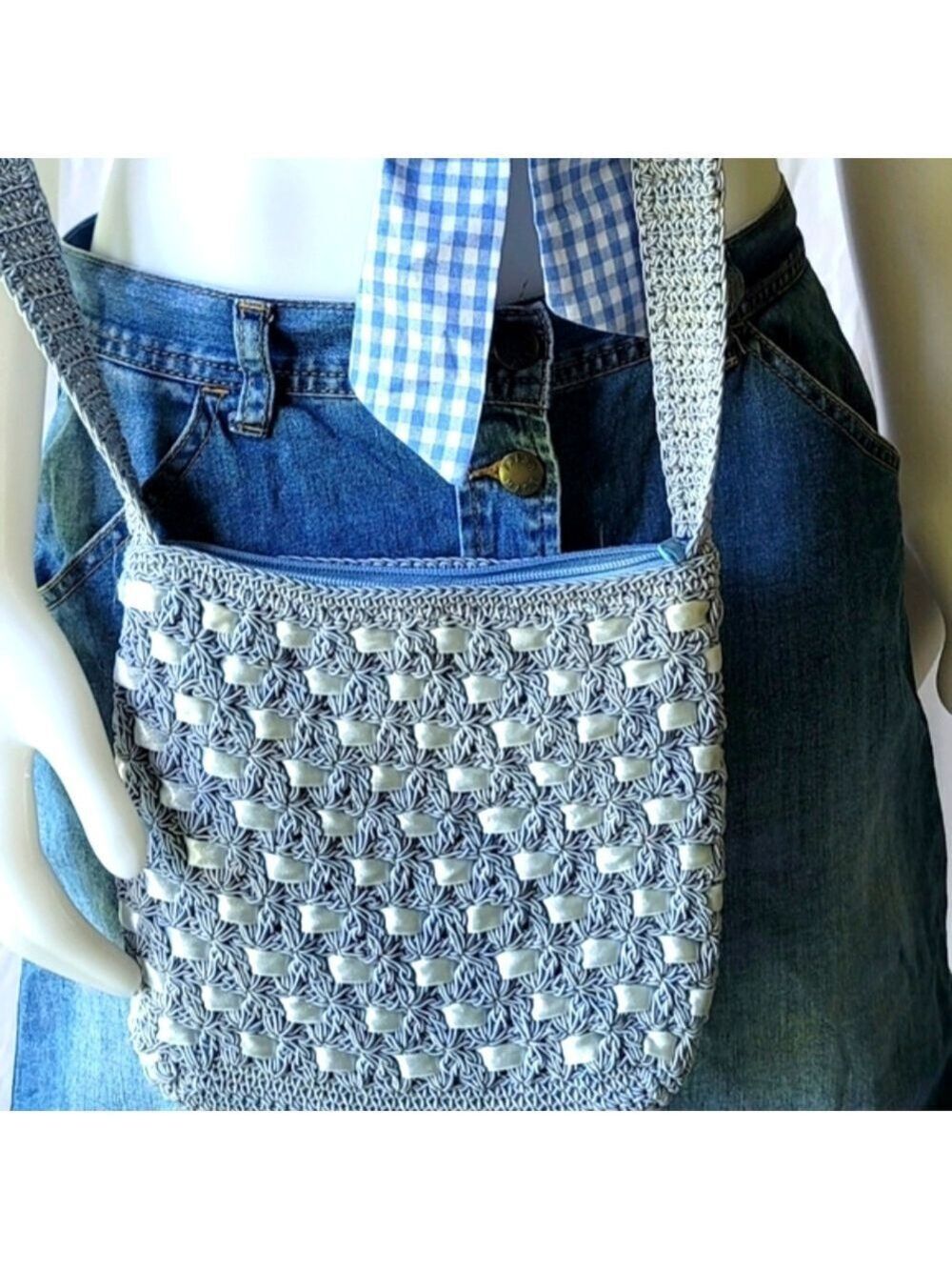 Jessica Crossbody Crochet Shoulder Bag